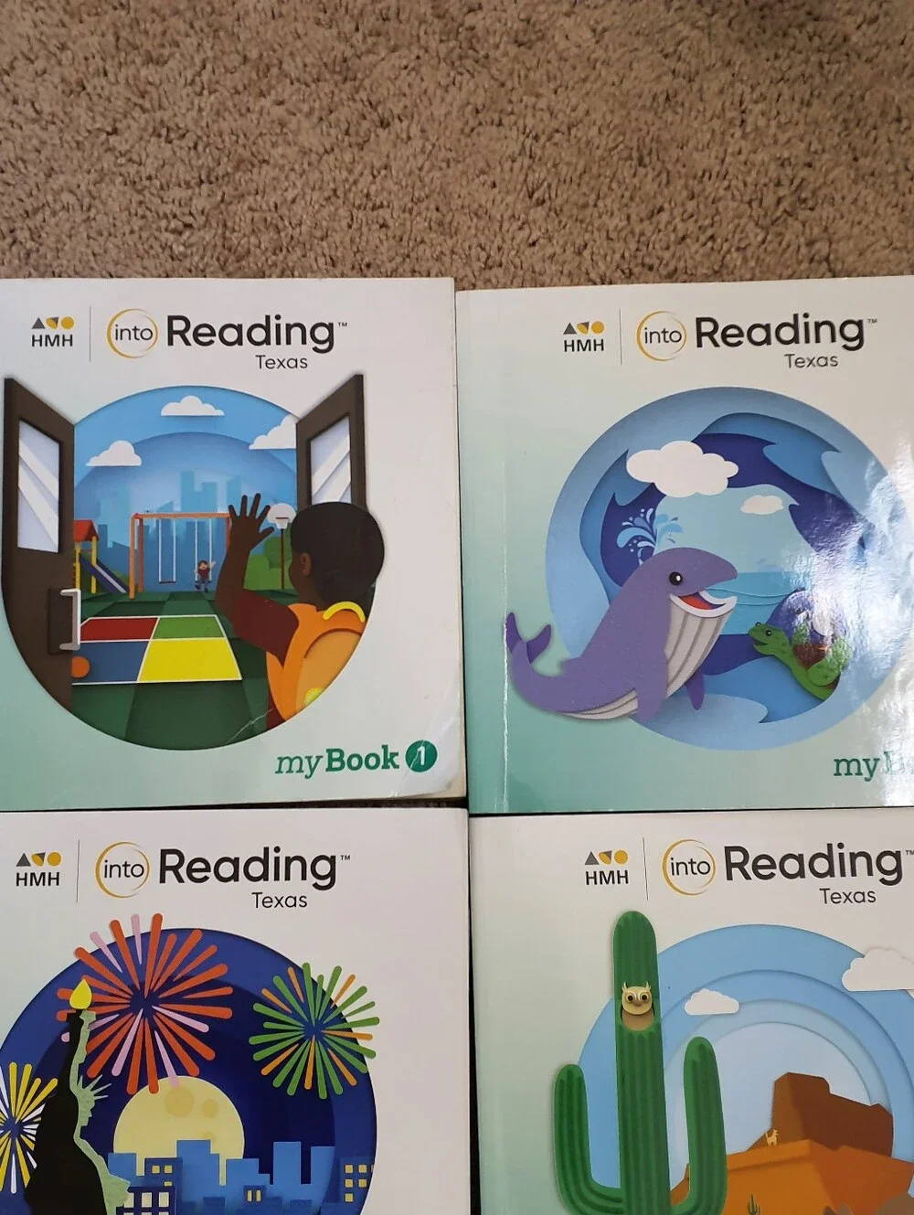 Into Reading Texas MyBook Lot Of 5 Books Grade 1 HMH